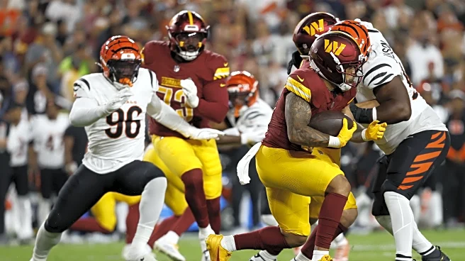 Daily Slop – 19 Aug 25 – RBs Chris Rodriguez & Bill Croskey-Merritt combine for 108 yds, 1 TD vs Bengals