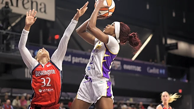 Which teams do the Sparks have tiebreakers over in the WNBA playoff race?
