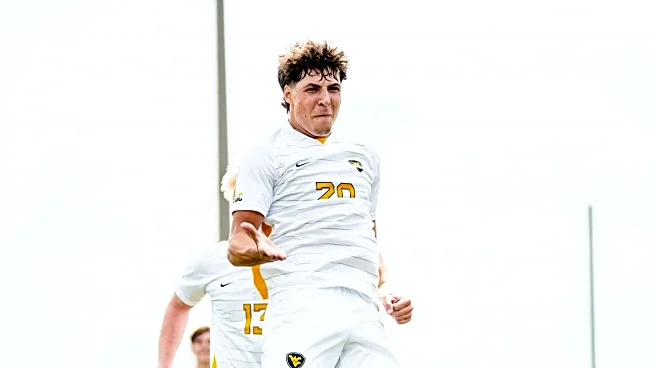 Pozos’ hat trick powers West Virginia past Manhattan in season opener