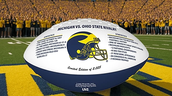 Get this Michigan-Ohio State “The Game” Rivalry Limited Edition Football from Nikco Sports