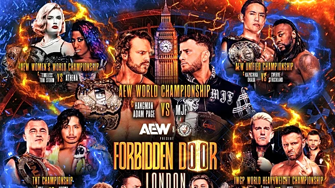 AEW x NJPW Forbidden Door London results, live streaming match coverage