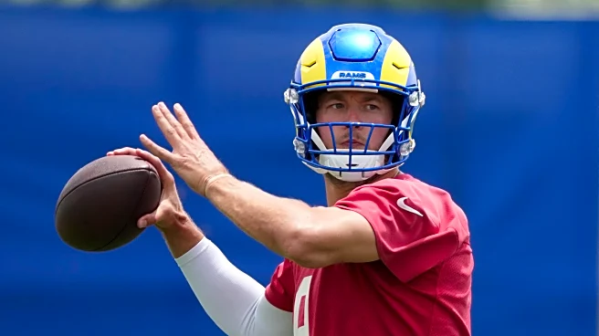 Matthew Stafford remains on schedule