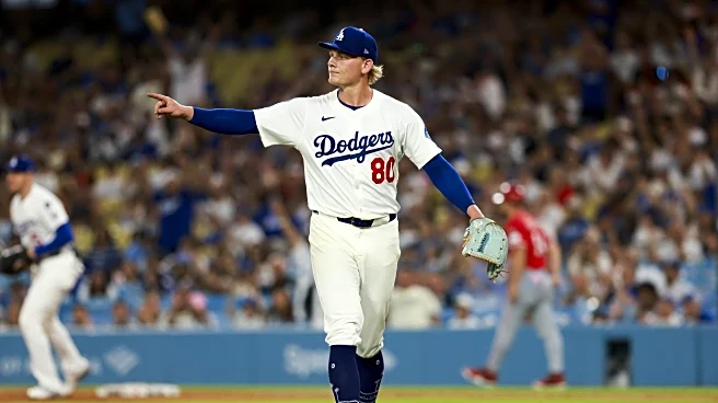 Emmet Sheehan puts in bid for Dodgers start of the year