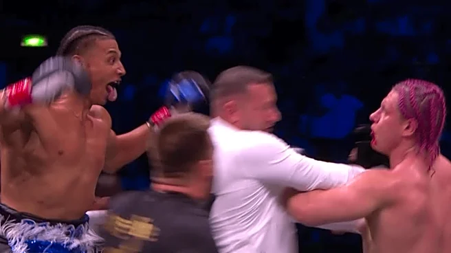 Misfits Boxing 22 video: Chase DeMoor attacked by opponent after bizarre stoppage win
