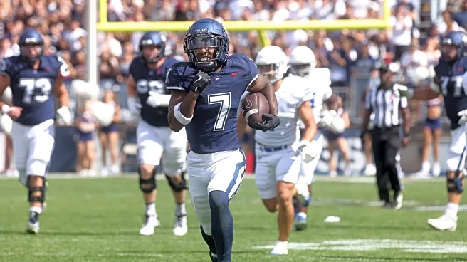 UConn stomps over CCSU, 59-13