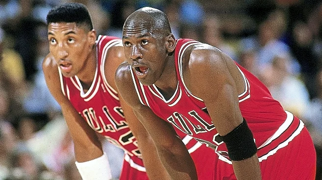 Michael Jordan and Scottie Pippen as the Batman and Robin of basketball