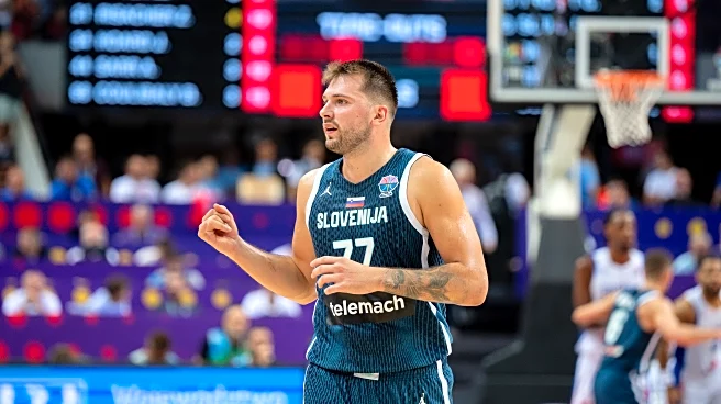 Luka Dončić leads Slovenia to first EuroBasket win over Belgium