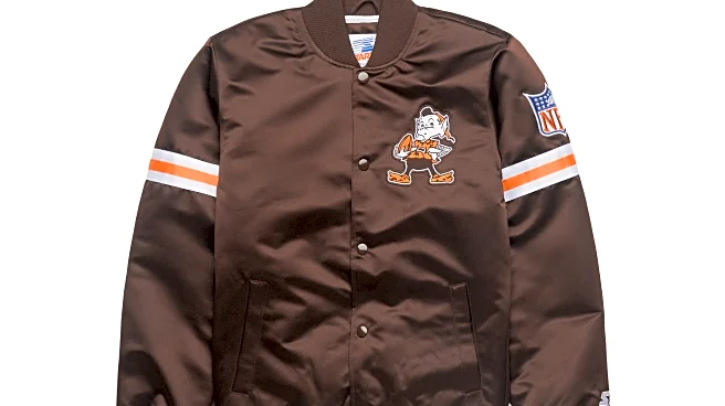 Cleveland Browns STARTER heavyweight jackets now for sale at HOMAGE in 2025
