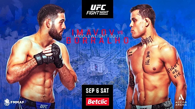 UFC Paris fight card, start time, date and location | Imavov vs. Borralho