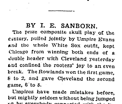 Today in White Sox History: September 3