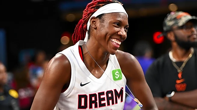 It was all smiles as the Atlanta Dream defeated the Los Angeles Sparks