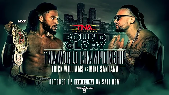 Mike Santana vs. Trick Williams for TNA world title is official at Bound For Glory