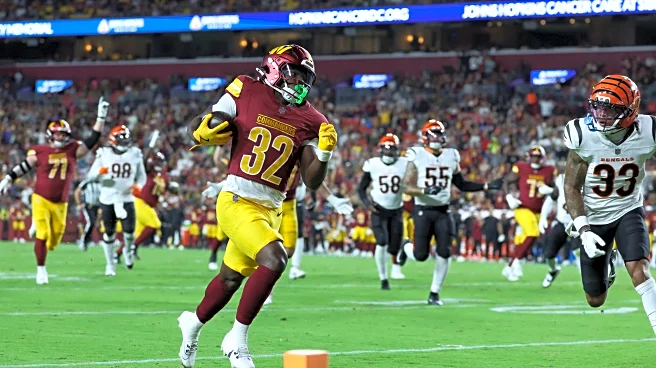 Which player will lead the Washington Commanders in rushing for the 2025 season?