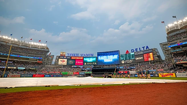 Yankees, Blue Jays in rain delay on Saturday afternoon