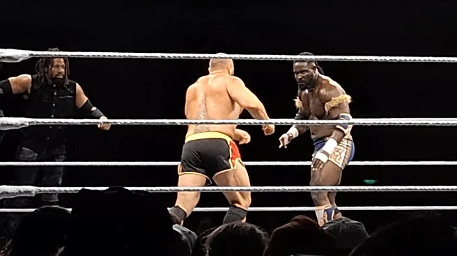 Oba Femi collides with Rusev at NXT live event in South Carolina