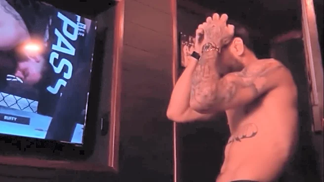 Watch teary-eyed UFC Noche 3 headliner Jean Silva punch wall, react poorly as Fighting Nerds fall in France | Video
