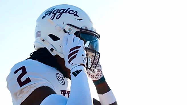 Texas A&M reveals white script ‘Aggies’ helmets for Notre Dame