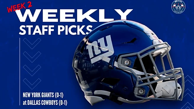 NFL Week 2 picks, predictions: Can the Giants finally beat the Cowboys?