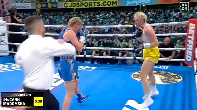 Molly McCann earns knockout, gets kicked in boxing debut