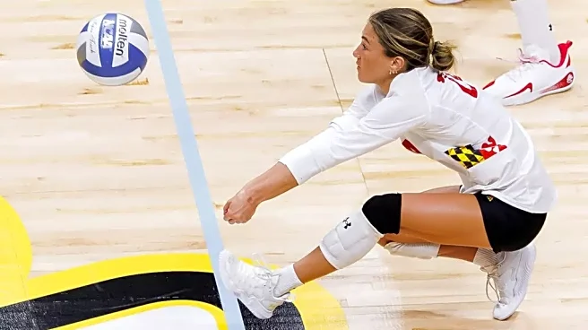 Maryland volleyball forges comeback over Davidson, 3-2
