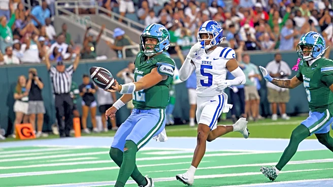 Retzlaff runs wild as Tulane slides past Mensah, Duke 34-27