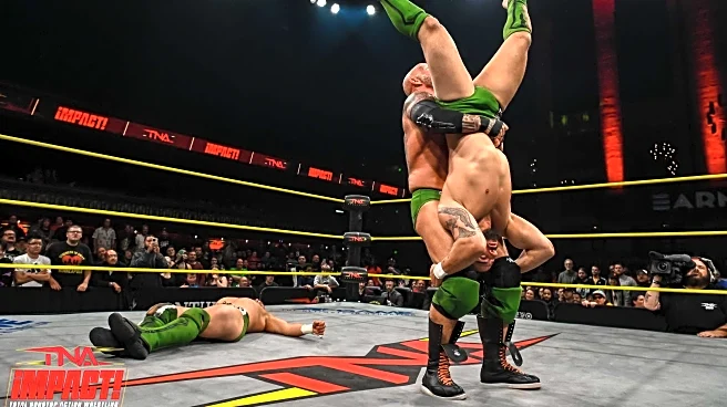 Eric Young fails to cleanse Joe Hendry on TNA, so he piledrives his partners instead