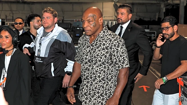 Video: Mike Tyson floors Mr. Beast with body shot to promote Canelo vs. Crawford