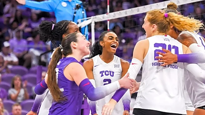 Women’s Volleyball: No. 9 TCU sweeps Houston to win Big 12 opener