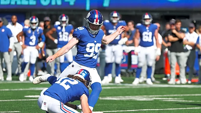 Giants’ placekicking job a ‘week to week’ decision