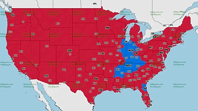 Broncos vs. Cowboys TV broadcast map for Week 8