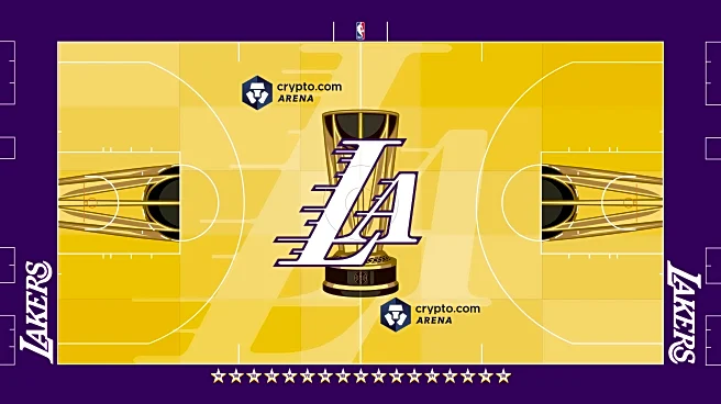 Lakers new NBA Cup court revealed