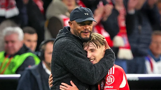 Vincent Kompany delivers words of advice for Bayern Munich’s Lennart Karl