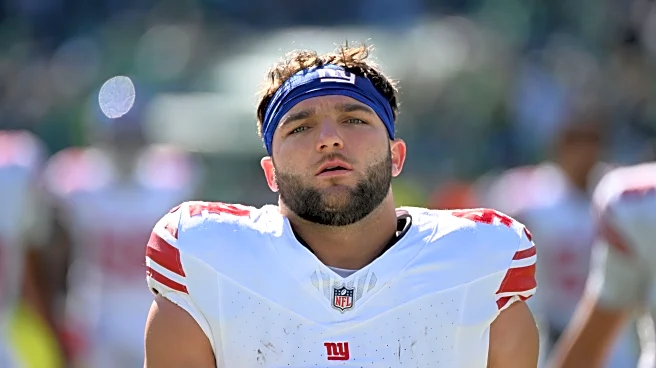 Cam Skattebo injury: Giants’ RB carted off with right leg injury vs. Eagles