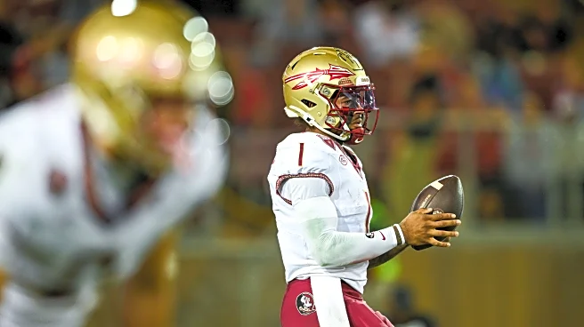 FSU quarterback Tommy Castellanos “day-to-day” ahead of Wake Forest matchup, receiver Jayvon Boggs expected to miss game