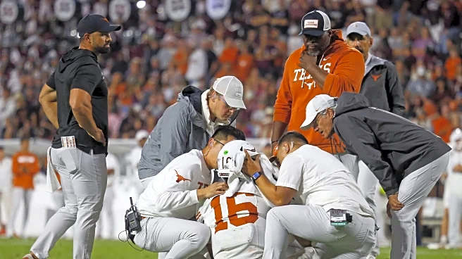 Texas QB Arch Manning is in concussion protocol