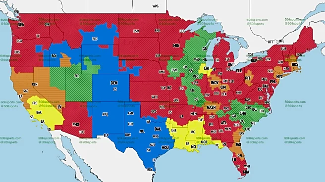 Broncos vs. Texans TV broadcast map for Week 9