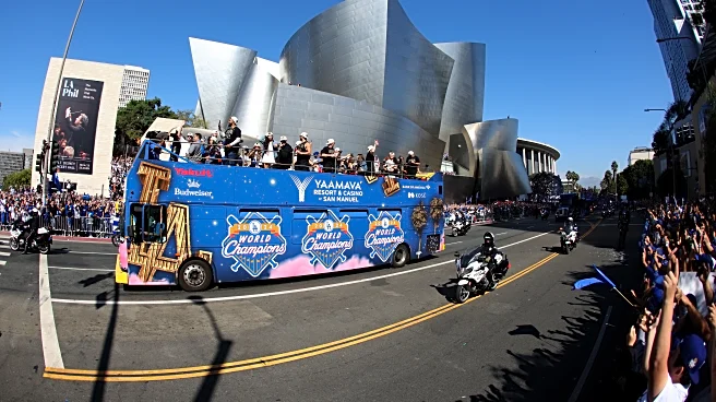 Dodgers championship parade is Monday in downtown Los Angeles