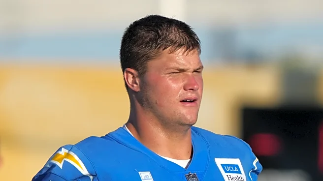 Chargers star Joe Alt carted off with injury vs. Titans