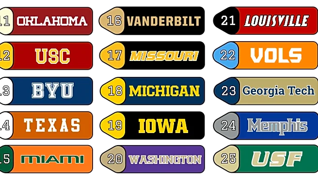 CFB Top 25 and Bracketology Week 11: First CFP Ranking — Who Lands Where?