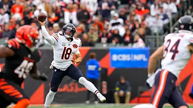 Caleb Williams Stat Tracker Week 9