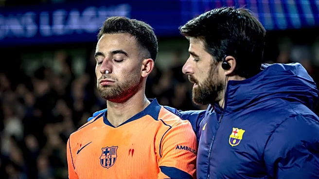 Eric Garcia joins Barcelona’s injured list with broken nose and set to miss Celta clash