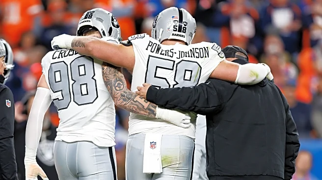 Raiders guard Jackson Powers-Johnson will be ‘out for awhile’