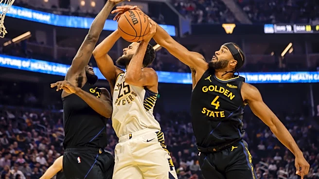 Warriors figure it out late, crush short-handed Pacers