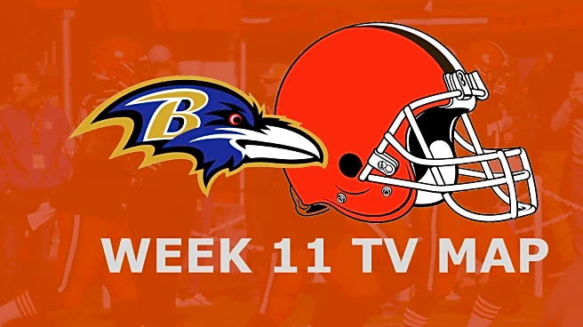 Cleveland Browns vs. Baltimore Ravens: Week 11 TV Map
