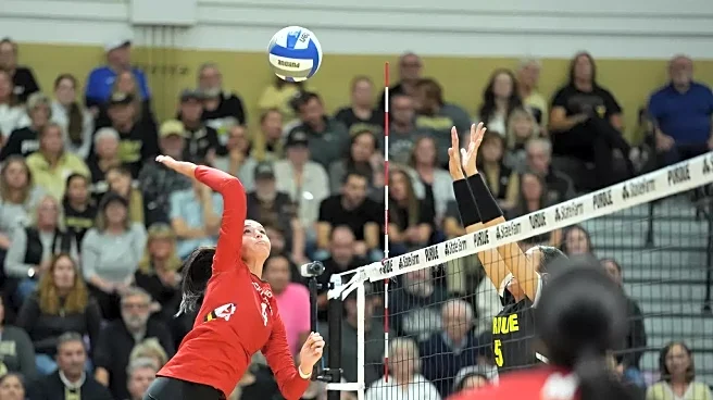 Maryland volleyball toppled by No. 9 Purdue in straight sets