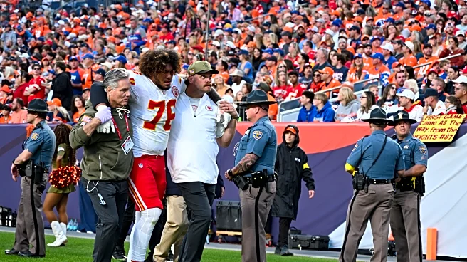 Chiefs’ left guard Kingsley Suamataia left Broncos loss with concussion
