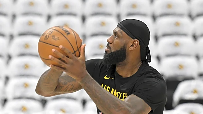 LeBron James returns to practice, status TBD vs. Jazz
