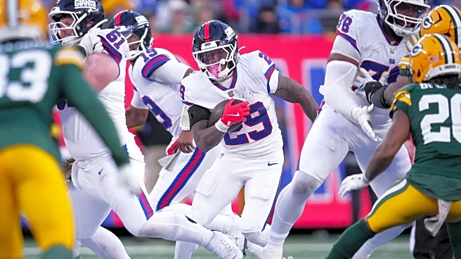 Why did the New York Giants run the ball so well against the Packers?