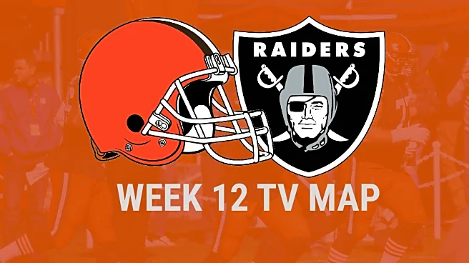 Cleveland Browns vs. Las Vegas Raiders: Week 12 TV Map