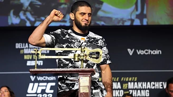 Islam Makhachev gained almost 20 pounds after UFC 322 weigh-ins